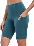 Women'S Short Yoga Side Pockets High Waist Workout Running Shorts
