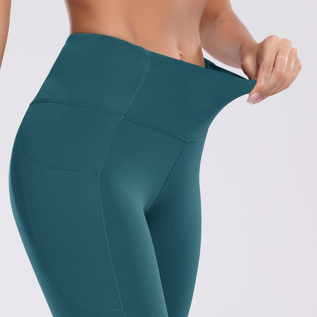 Women'S Short Yoga Side Pockets High Waist Workout Running Shorts